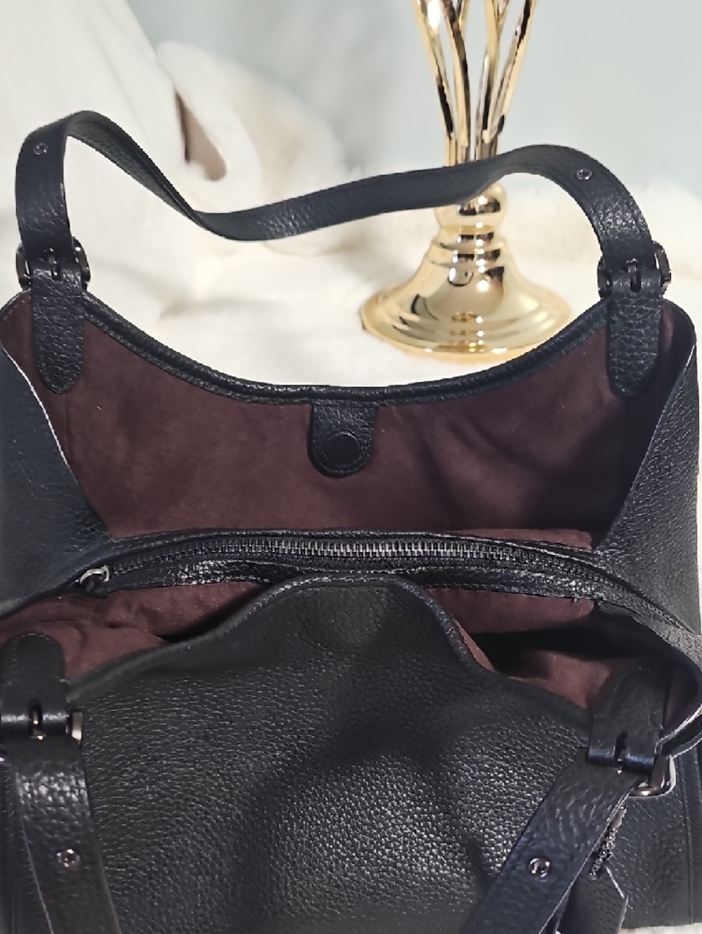 Coach Lori Leather Shoulder Bag - Picture 9 of 16